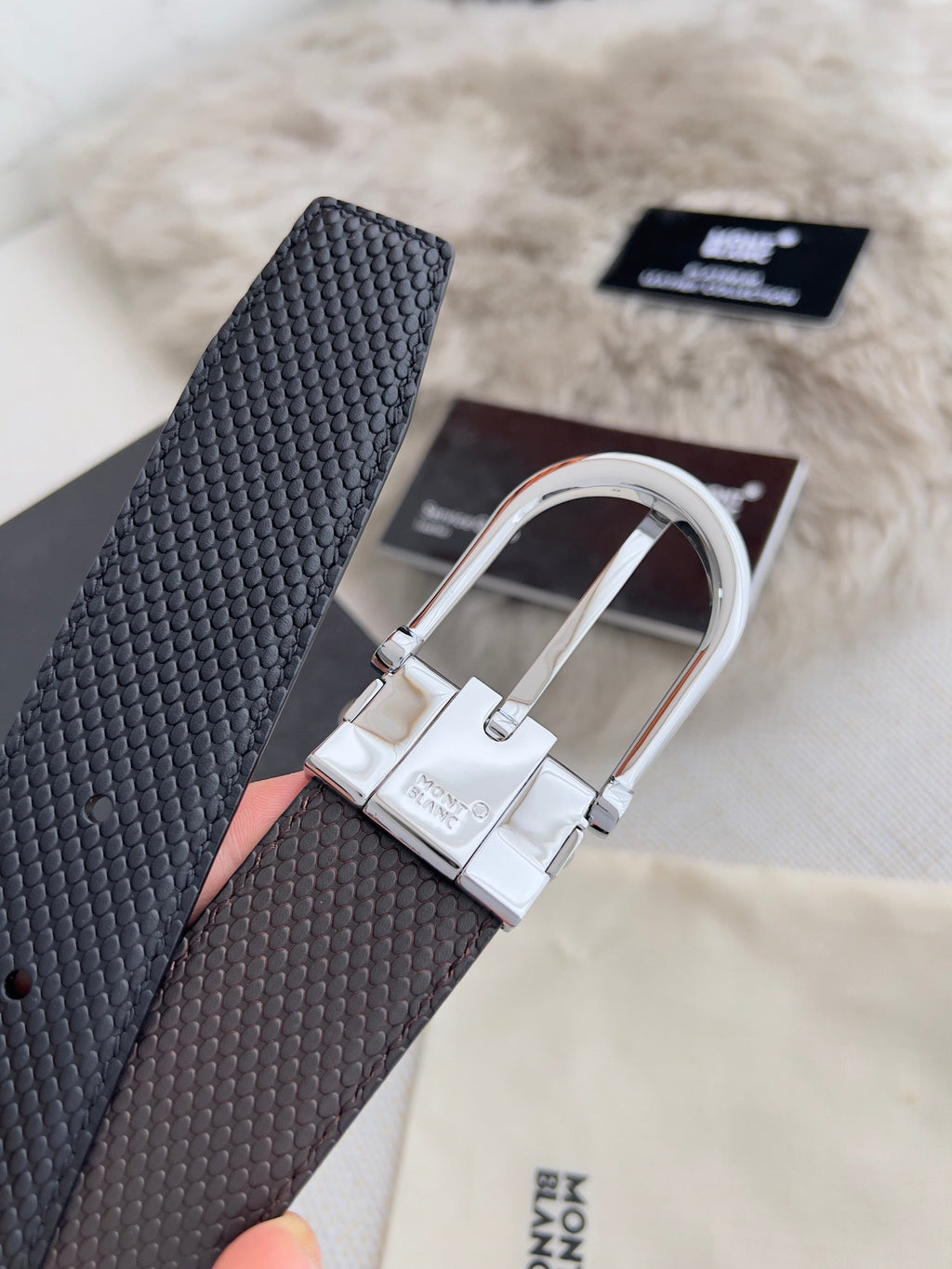 Men's Genuine Leather Belt – Slim Pin Buckle | 3.5cm | Business & Casual | Luxury Packaged