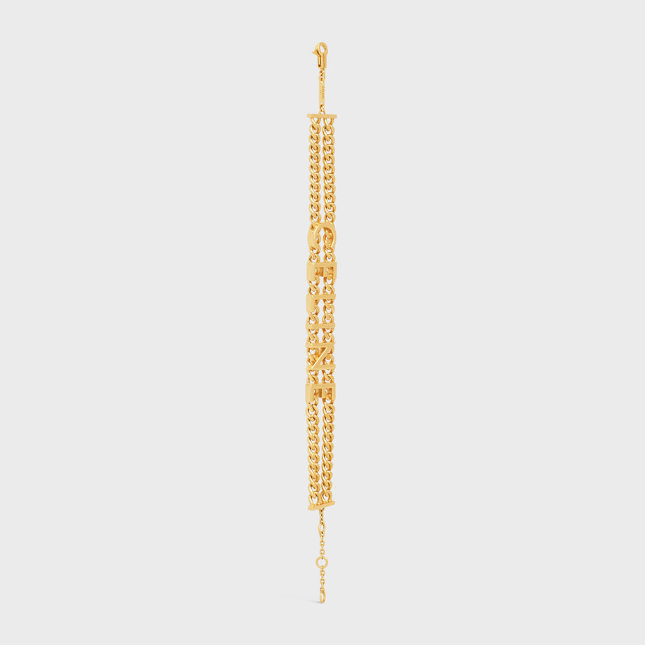 18K Celine Gourmette Bracelet