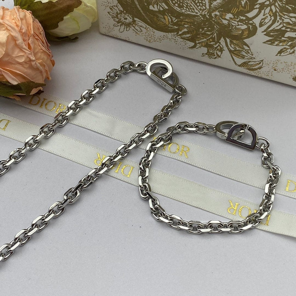18K Dior Lock Necklace