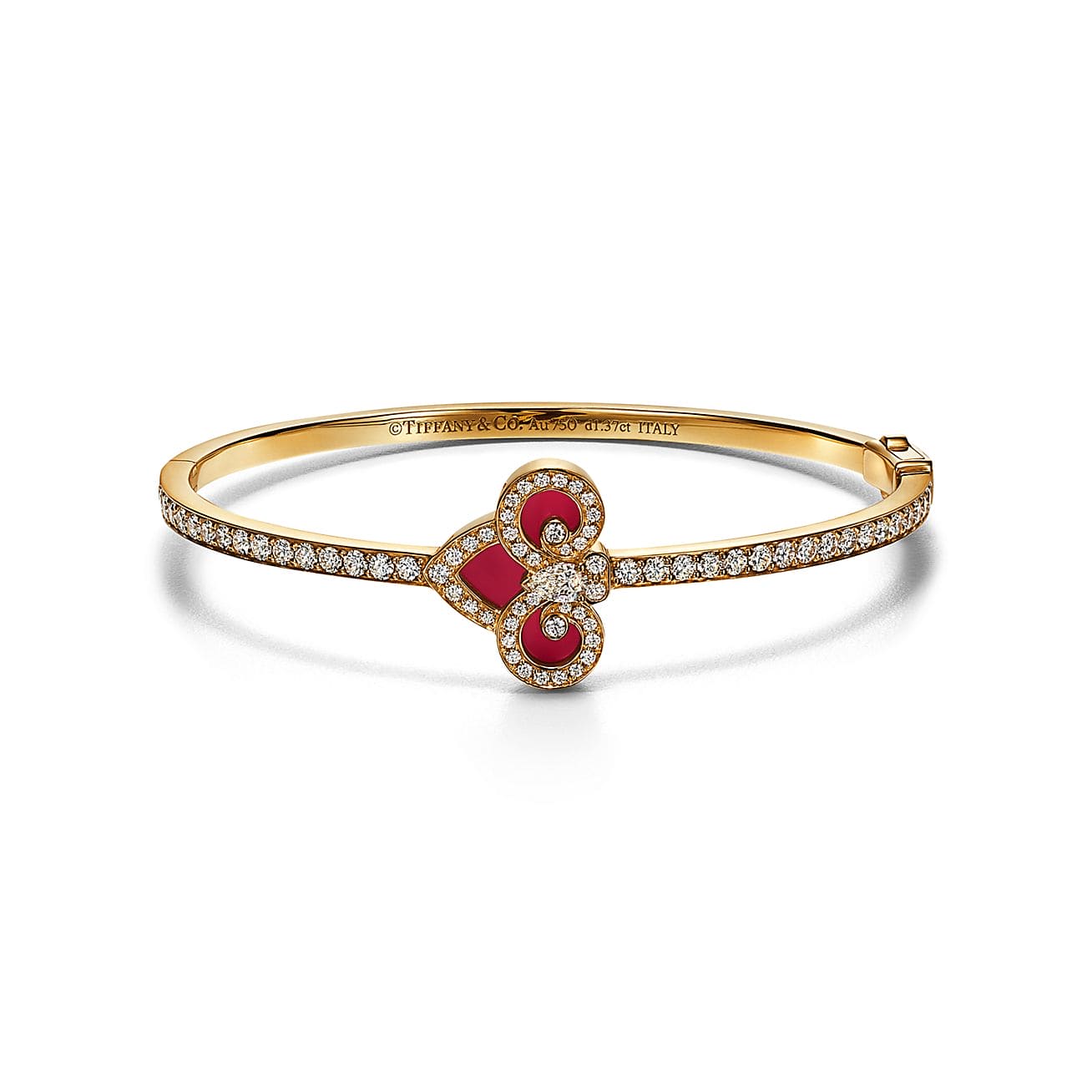 18K Tiffany Fleur De Lis Bracelet