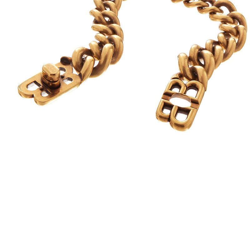 18K Balenciaga Monaco Chain Necklace