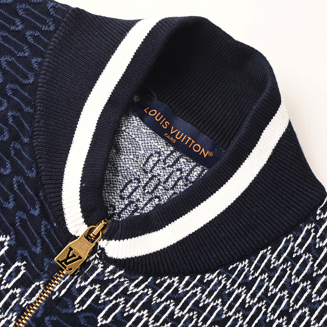 Louis Vuitton Monogram Jacquard Cotton Sweatshirt