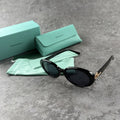 Classic Oval Frame Sunglasses - Premium Acetate UV Protection