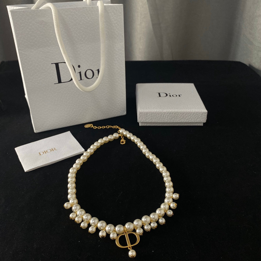 18K Dior Pearls Necklace