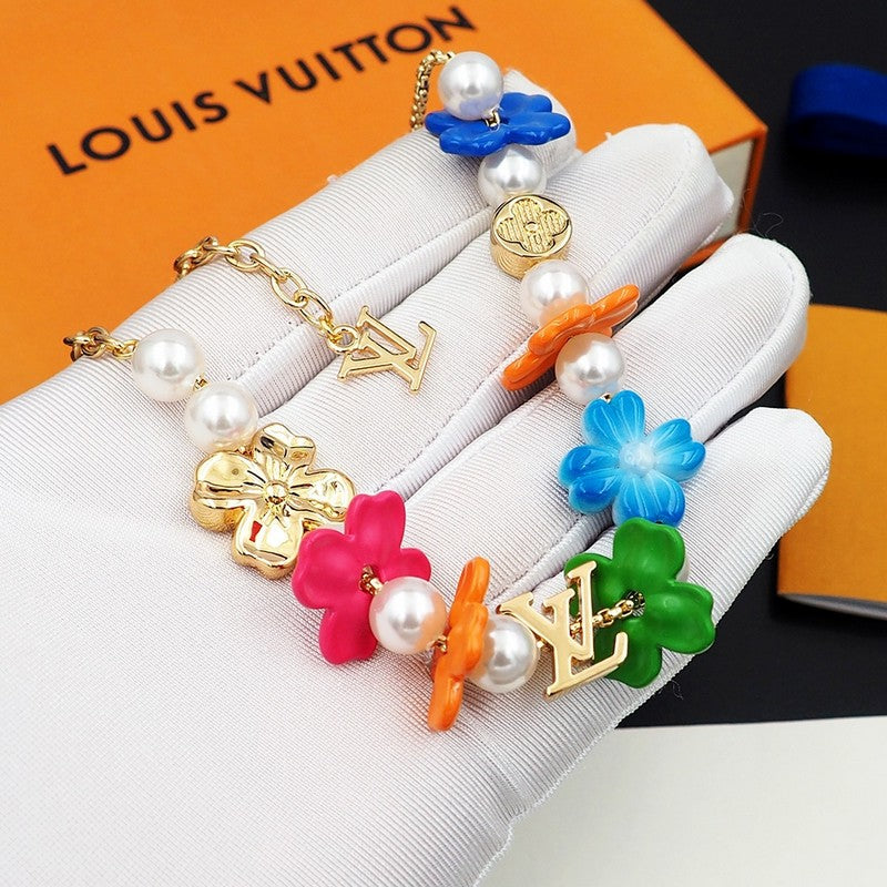 18K Louis Vuitton Surfin' Flower Bracelet