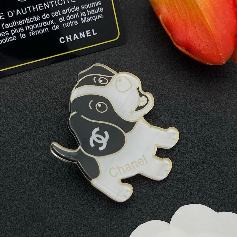 18K  Chanel Dog Brooch