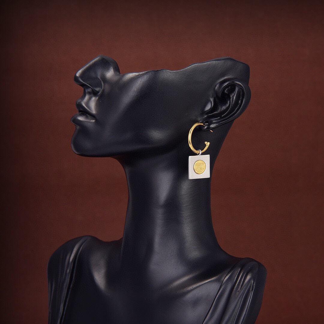 18K Celine Hoops Earrings