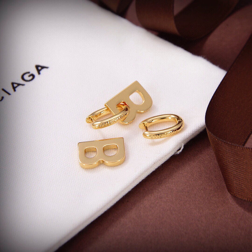 18K Balenciaga Chain XS Earrings